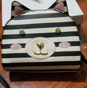 Luv Betsey Johnson cat purse. New